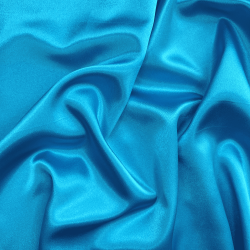 *Ткань Атлас-сатин, цвет Голубой (на отрез)  в Череповце