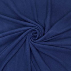 Флис Односторонний 130 гр/м2, цвет Темно-синий (на отрез)  в Череповце
