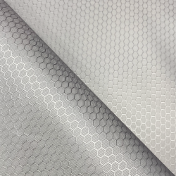 Ткань Oxford 300D PU Рип-Стоп СОТЫ, цвет Светло-Серый (на отрез) в Череповце