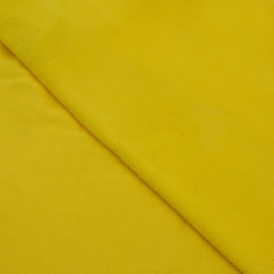 Флис Односторонний 180 гр/м2, Желтый (на отрез)  в Череповце