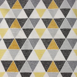 Интерьерная ткань Дак (DUCK) (ширина 1,8м), принт &quot;Малые Треугольники&quot; (на отрез) в Череповце