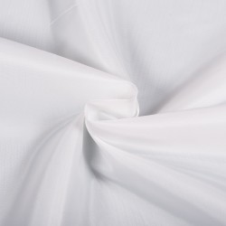 Ткань подкладочная Таффета 190Т, цвет Белый (на отрез)  в Череповце