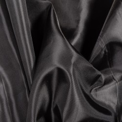 Ткань подкладочная Таффета 190Т, цвет Черный (на отрез)  в Череповце