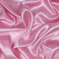 Ткань Атлас-сатин, цвет Розовый (на отрез)  в Череповце