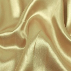 Ткань Атлас-сатин ЛЮКС, цвет Золотой (на отрез)  в Череповце