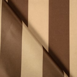 Ткань Oxford 300D PU (Ширина 1,48м), Бежево-Коричневая полоса (на отрез) в Череповце