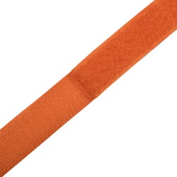 Контактная лента 25мм  Оранжевый (велькро-липучка, на отрез)  в Череповце
