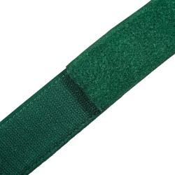 Контактная лента 40мм (38мм) цвет Зелёный (велькро-липучка, на отрез)  в Череповце