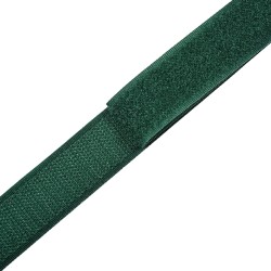 Контактная лента 25мм цвет Зелёный (велькро-липучка, на отрез)  в Череповце
