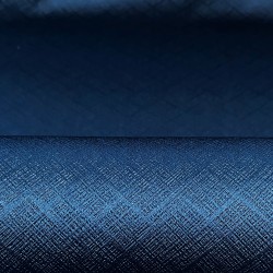 Ткань Блэкаут для штор светозатемняющая 100% &quot;Орнамент Синий&quot; (на отрез)  в Череповце